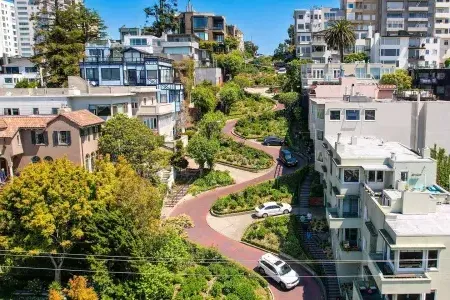 Lombard Street Aerial